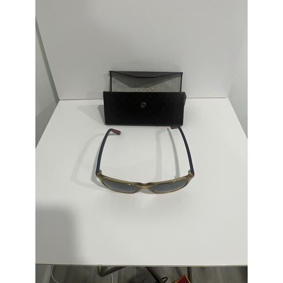 Gucci Sunglasses Mirror Lenses with Brown Frame, Blue/Red - WITH BOX & CLEANER - Picture 10 of 15